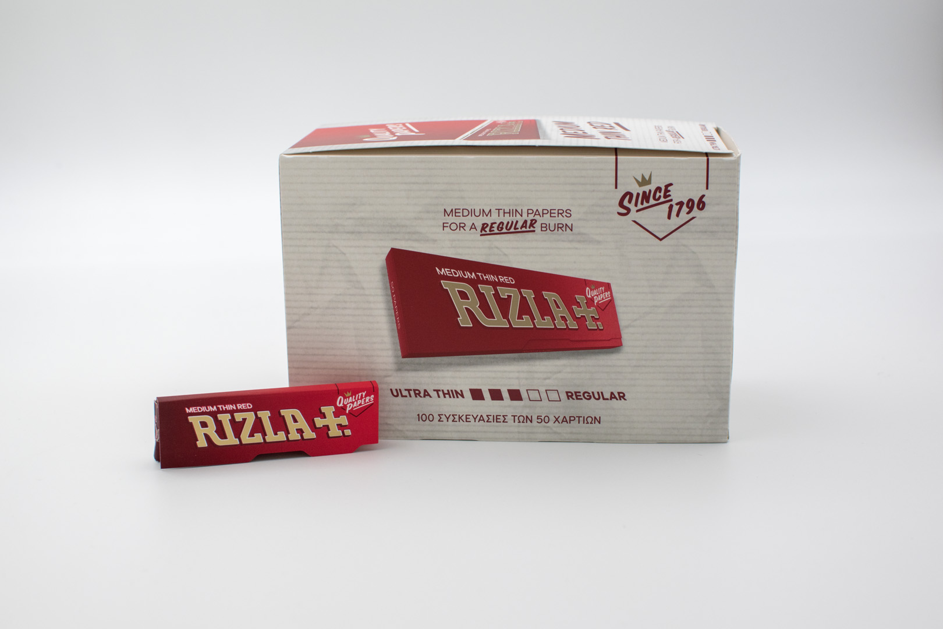 RIZLA ΚΟΚΚΙΝΑ ΧΑΡΤΑΚΙΑ