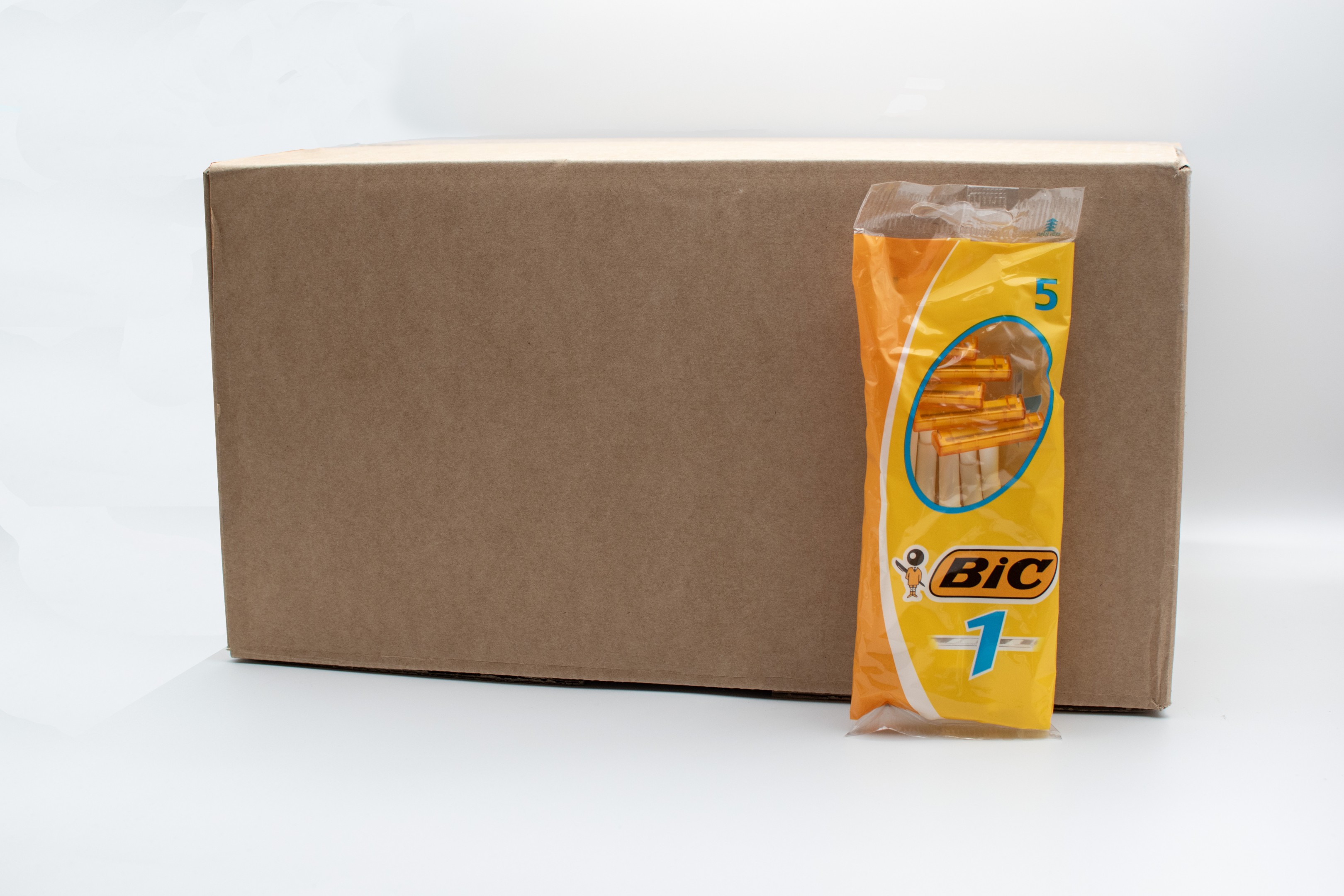 BIC ΞΥΡΑΦΑΚΙ ΚΙΤΡΙΝΟ (5 ΤΕΜ)