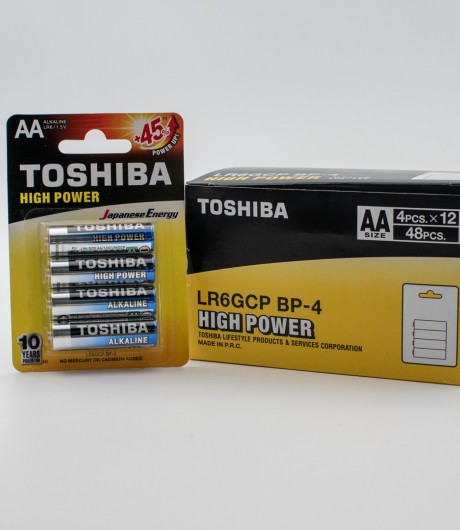 TOSHIBA ΜΠΑΤΑΡΙΕΣ LR6 ΑΑ (4 ΤΕΜ)