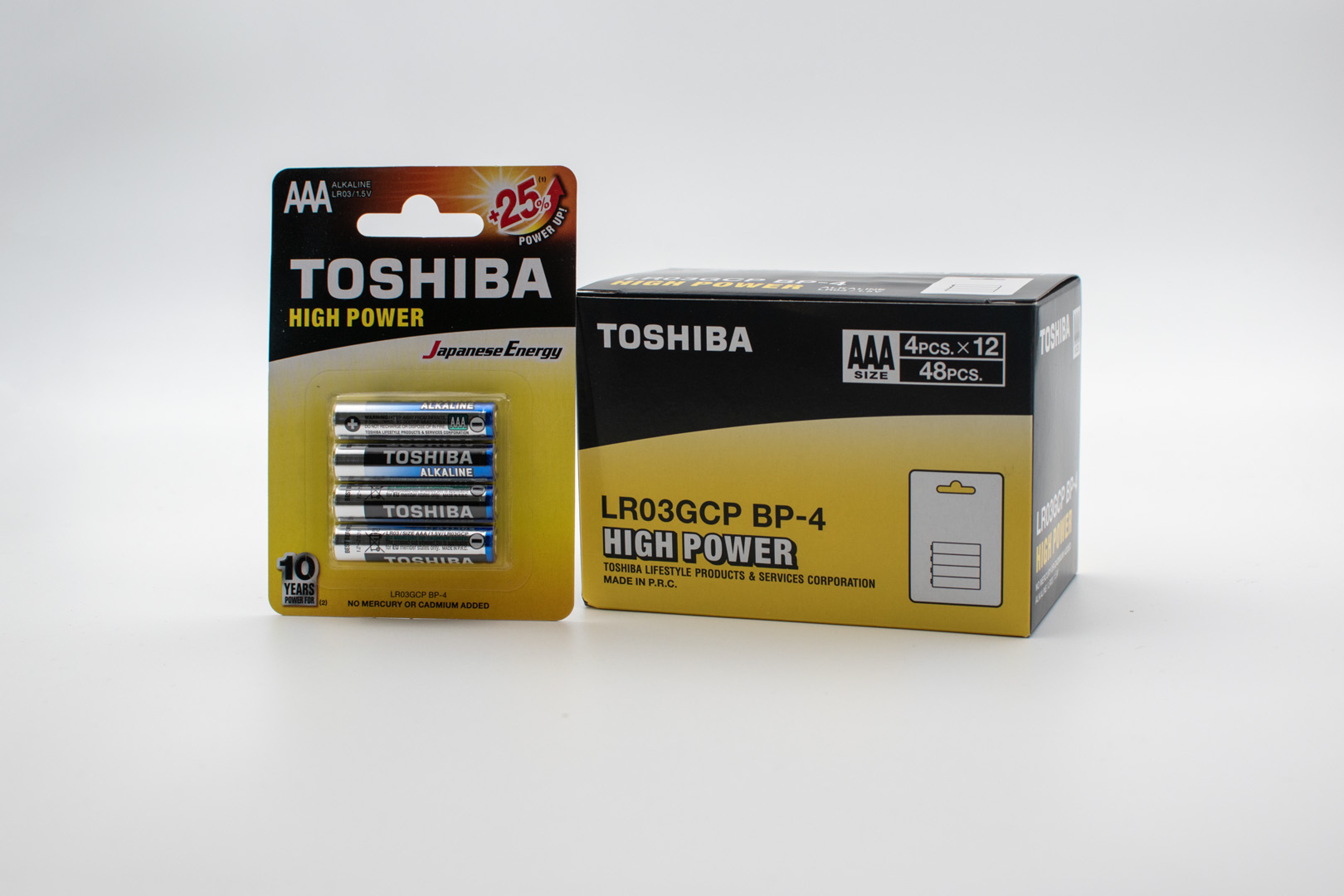 TOSHIBA ΜΠΑΤΑΡΙΕΣ LR03 ΑΑΑ (4 ΤΕΜ)