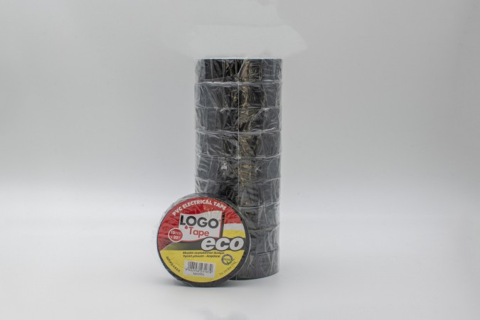 LOGO ΜΟΝΩΤΙΚΗ ECO (19mm*20Y) ΜΑΥΡΗ